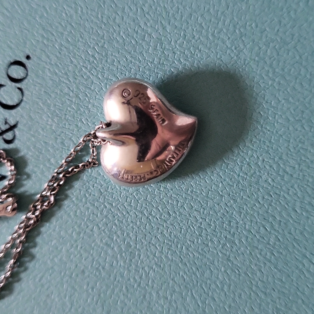 Tiffany hp  new elsa peretti hpfull heart 925 rare never wore was a gift 🎁 firm - Picture 3 of 6